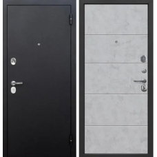 Дверь входная Ferroni ГАРДА 7.5 СМ Букле черный - Бетон снежный Дверь входная Ferroni ГАРДА 7.5 СМ Букле черный - Бетон снежный